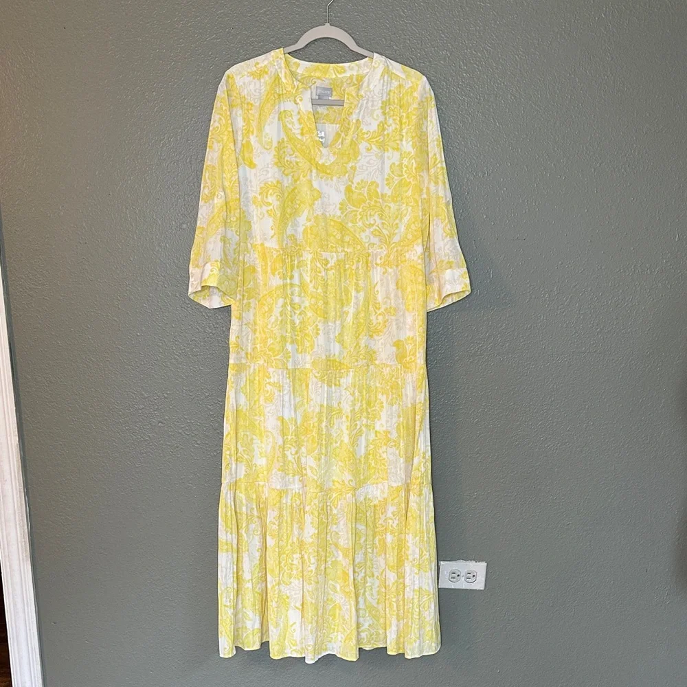Chico’s Tiered Dress (4/6) - Picture 4 of 9